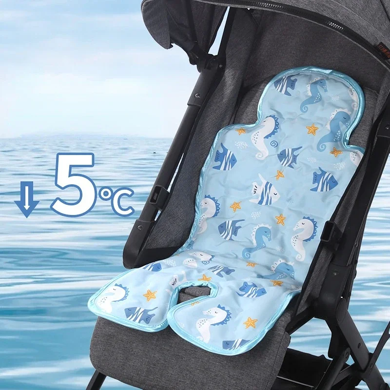 

NEW Summer Baby Stroller Cool Mat Ice Pad Safety Seat Children's Dining Chair General Strollers Accessories Parts