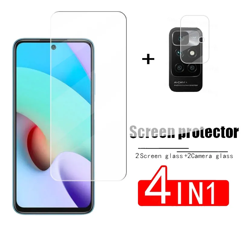 

Full Glue Screen Protector For Redmi 10 Glass For Redmi 10 Tempered Glass Protective Phone Lens Film For Redmi 10