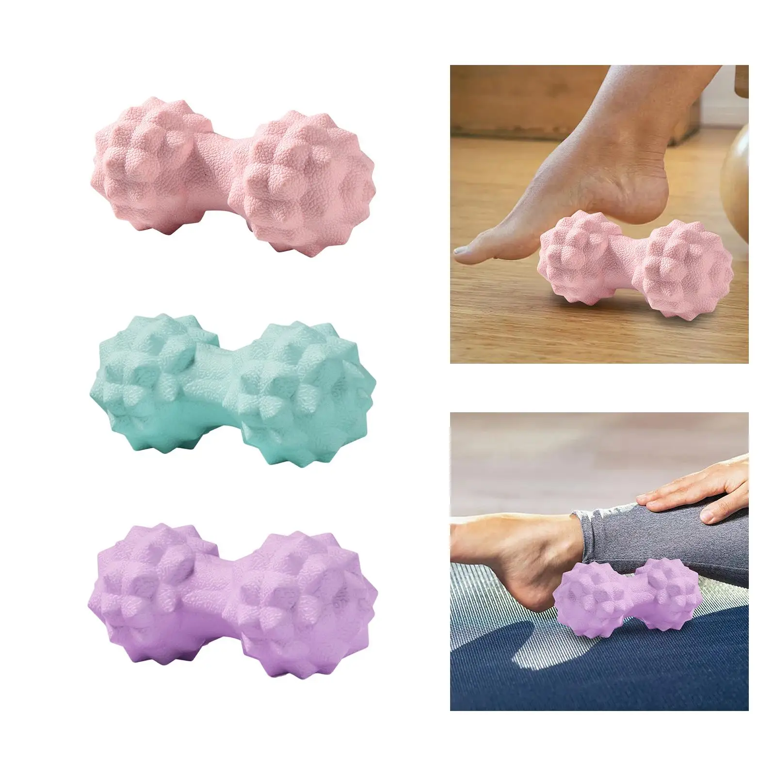 

Double Massage Ball Massage Tool Washable Spiky Massage Ball Fascia Ball for