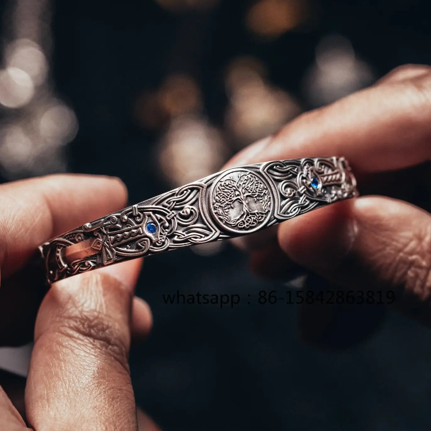 Child of The Forest Bracelet, Plain Silver Version, Niche Handmade S925 Pure Silver Jewelry.