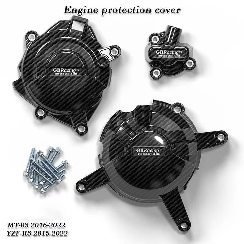 

R3 Motorcycle Accessories Engine Cover Set Case For GBRacing For YAMAHA MT-03 MT03 2016-2022 R3 2015-2022