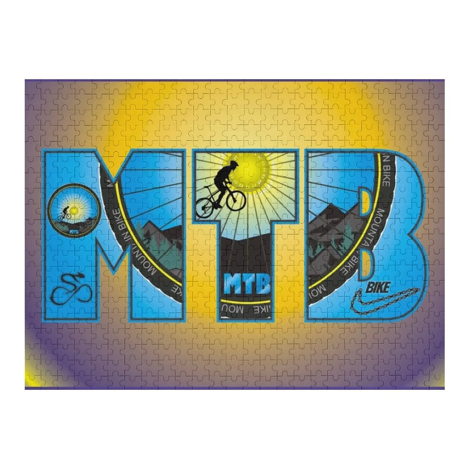 

Пазл MTB Mountain Bike Essential Деревянные композиции для детей IQ Пазл