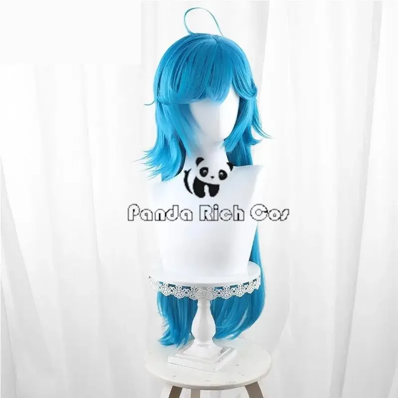 

25COSHonor of Kings Dolia Cosplay Wig 80cm Long New Heroine Mermaid Doria Wig Blue Wig Cosplay Anime Heat Resistant Synthetic Wi