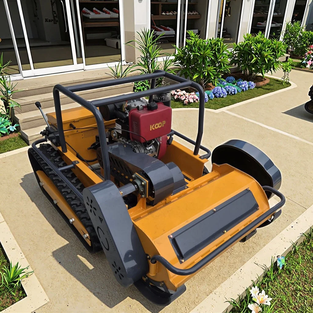 Hot selling model made in China 500mm800mm1000mm1200mmDiesel flail type intelligent remote control lawn mower