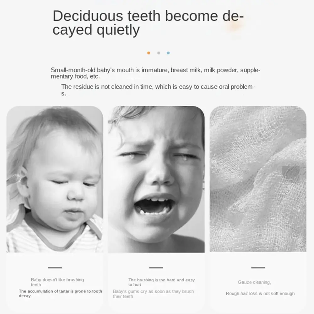 Suave bebé cuidado de la cavidad Oral cepillo de dientes Manual cepillos de dientes infantiles revestimiento de lengua limpieza cepillo de dientes de silicona mordedor juguete de encías