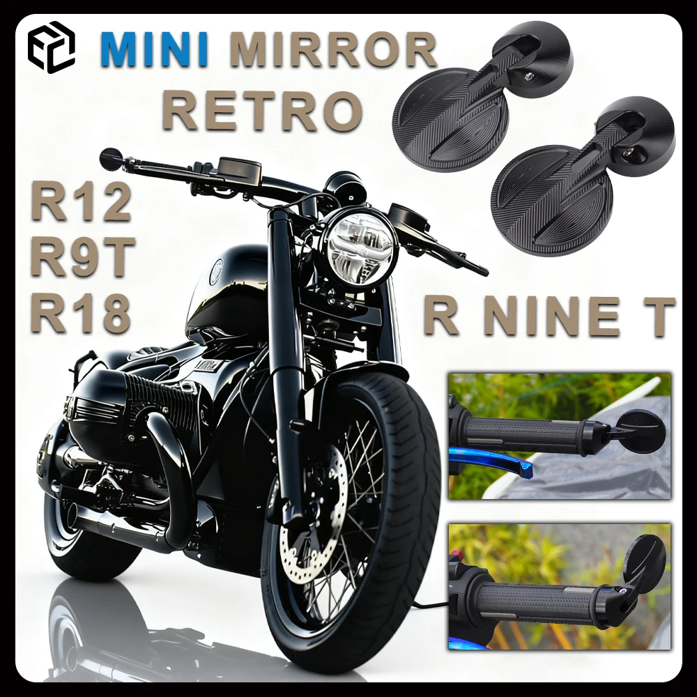 

Motorcycle Mini Mirror Foldable Auxiliary Mirror For BMW R9t / R18 / R NINE T / R12 / F900R / F800R / S1000R / R1200R /S1000RR
