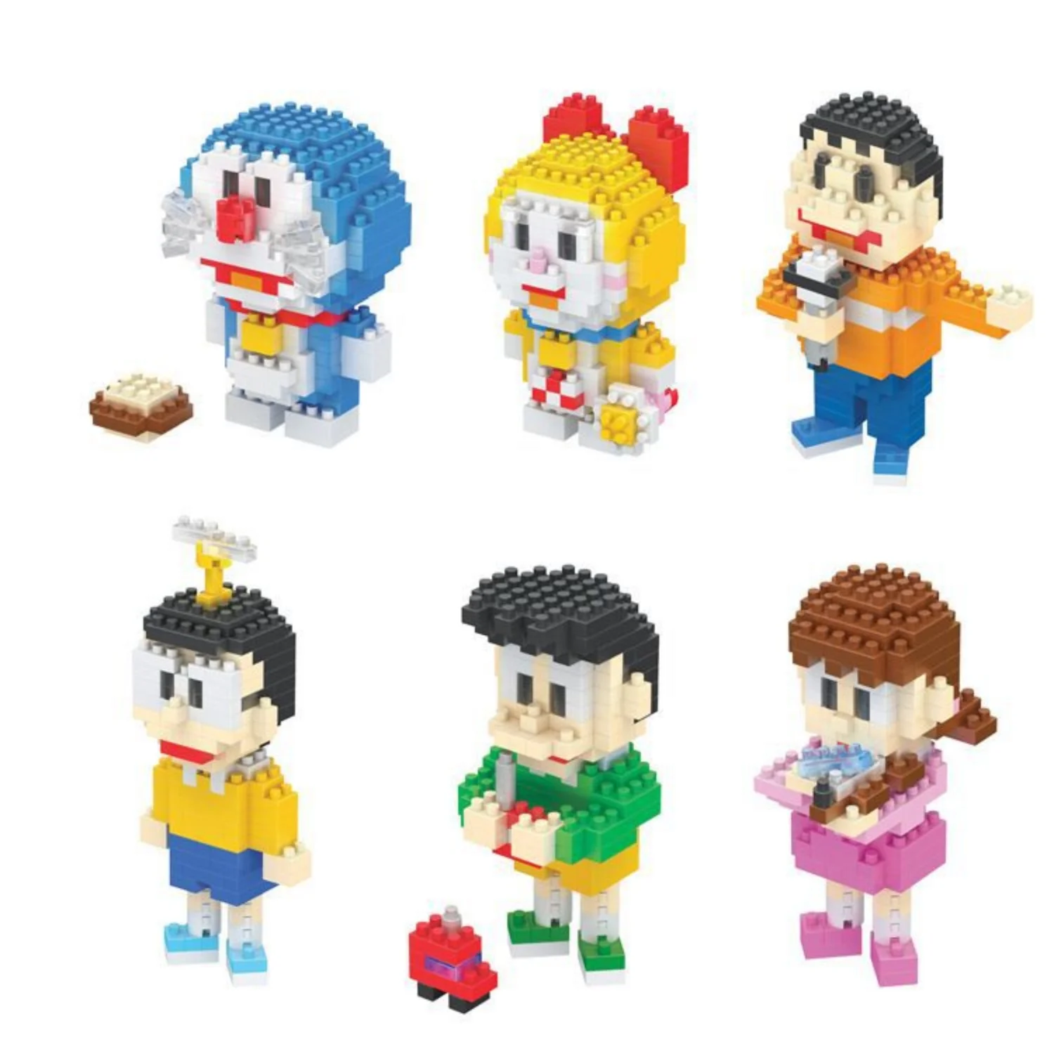 Bausteine Partikel Cartoon Kawaii Schreibtischdekorationen Halloween Geburtstagsgeschenke Weihnachtsspielzeug Kuscheltier Dinosaurier Puzzle