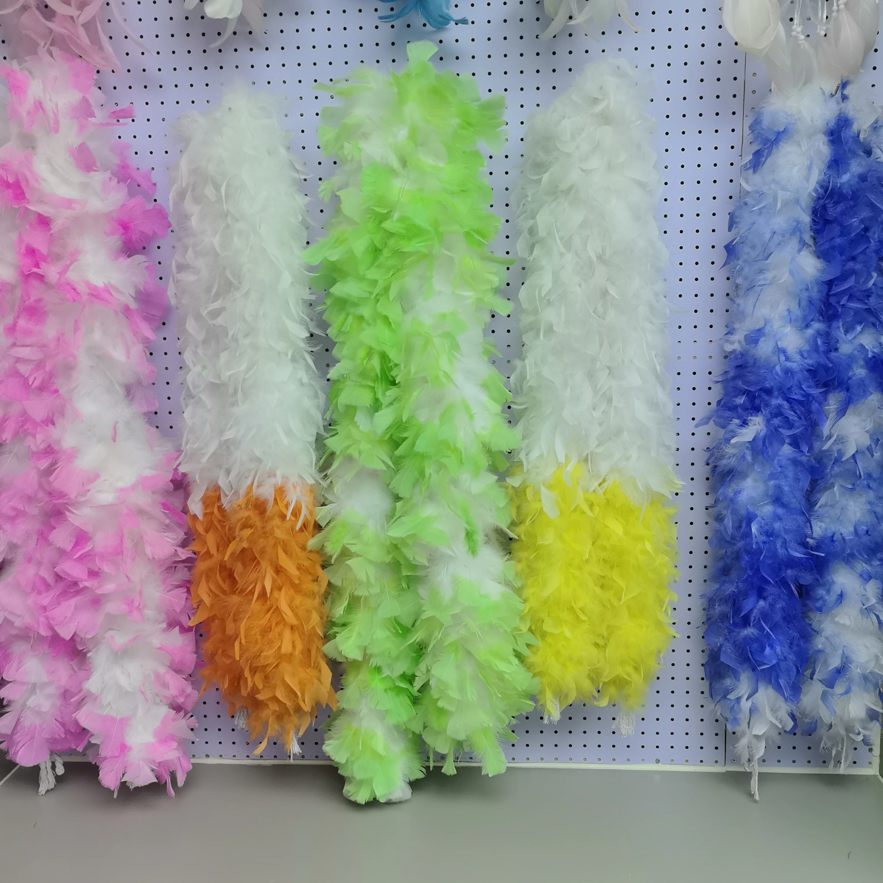 Feather Trim Marabou - Platte kalkoenverenband 2M 200g kalkoenverenboa pluizige