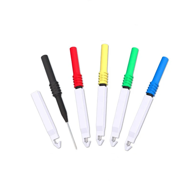 P50075 20PCS Safety Test Probes Multimeter Puncture Back Probe Non-Destructive Insulation Piercing Needle Automotive Tool