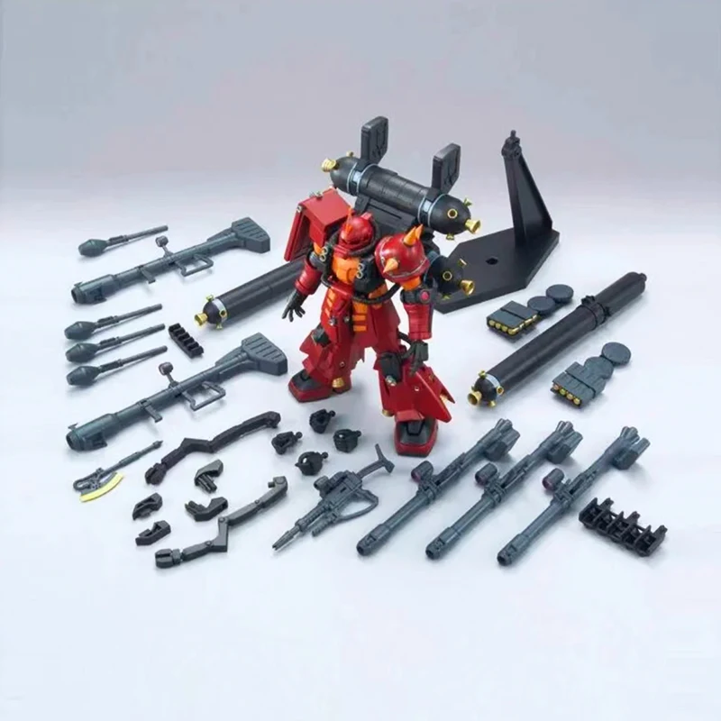 Gundam Mobile Suit Assembly Action Figure, Gundam, WM, Espírito, Zaku, HG, GT, 1/144, MS-06R, Universo Trovão, Ornamento, Presente Toy