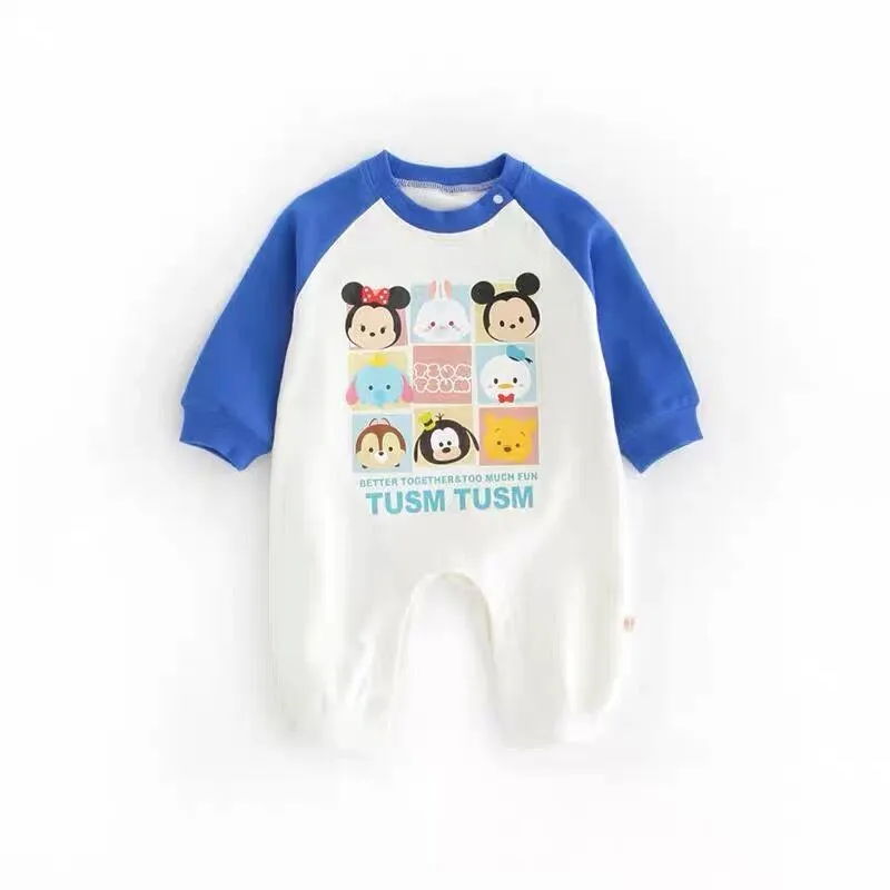 

Long Sleeve Bodysuit Pants Rompers Autumn Winter Baby Boys Clothing Newborn Cartoon Print Simple Fashion New Style Jumpsuits