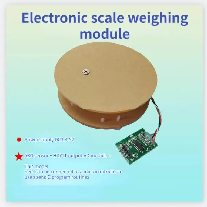 

Electronic scale module 5kg weight pressure sensor HX711 module PLC serial port RS485 modbus