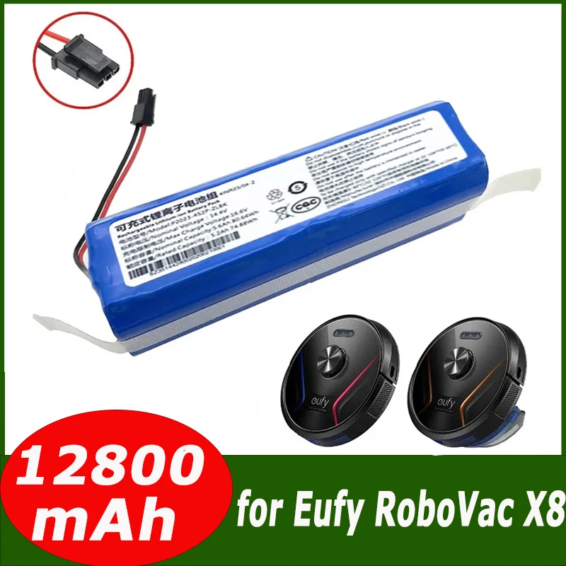 100% original 14.4V 6500mAh battery replacement suitable for Eufy RoboVac X8, X8Hybrid, X8white,X8T226X robot vacuum cleaners