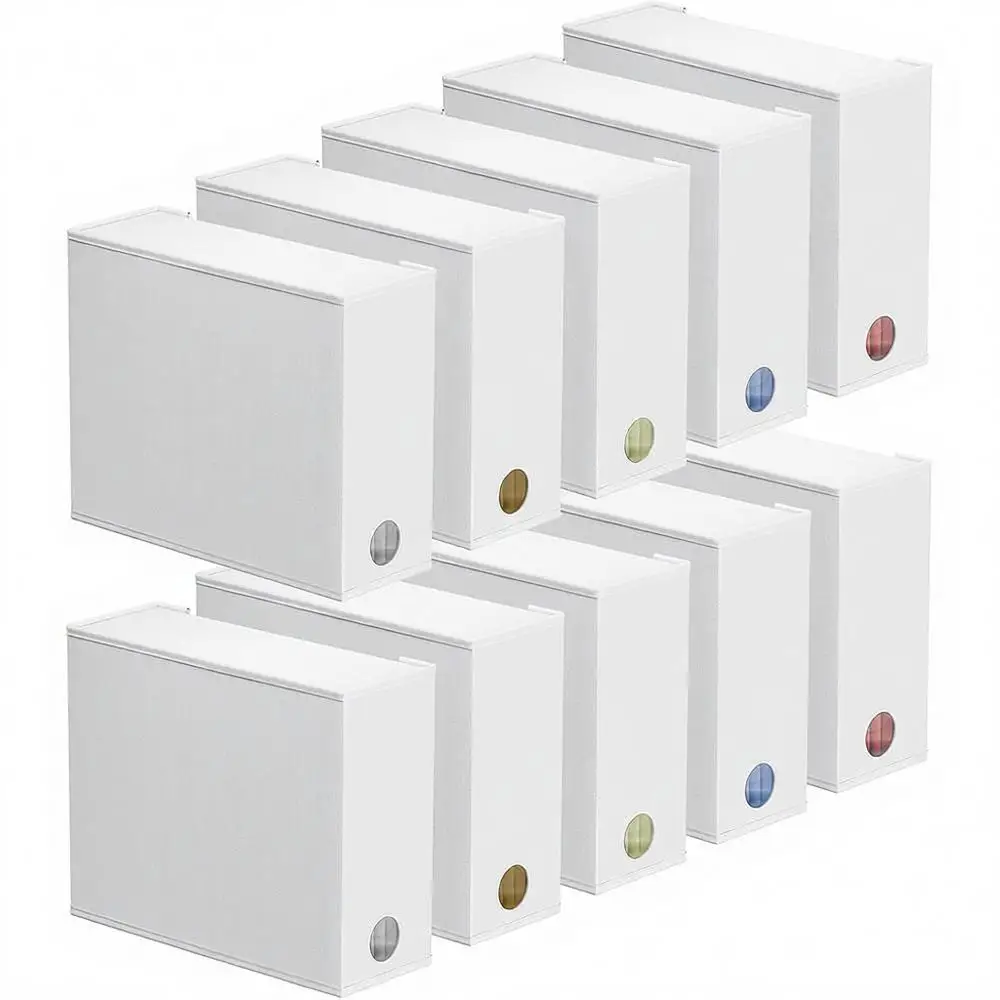 

Bed Sheet Organizers Storage Linen Closet Sheets Set Organizer XL Queen King Size Container White