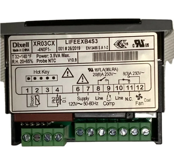 XR03CX-5N0C1 230V 50HZ  Digital Controllers original Thermostat  DIXELL