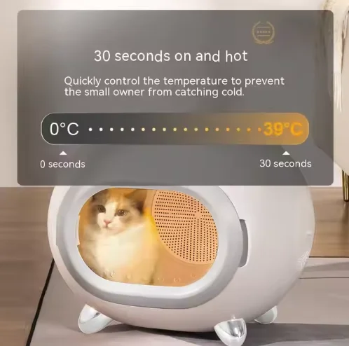 Fully automatic luxury simple plastic dryer pet domestic dryer hair dryer cat bath dogs hamsters cat dog