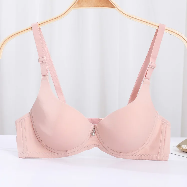 Soutien-gorge japonais sans lueur pour filles, sous-vêtement lisse et solide, réglable, pour femmes