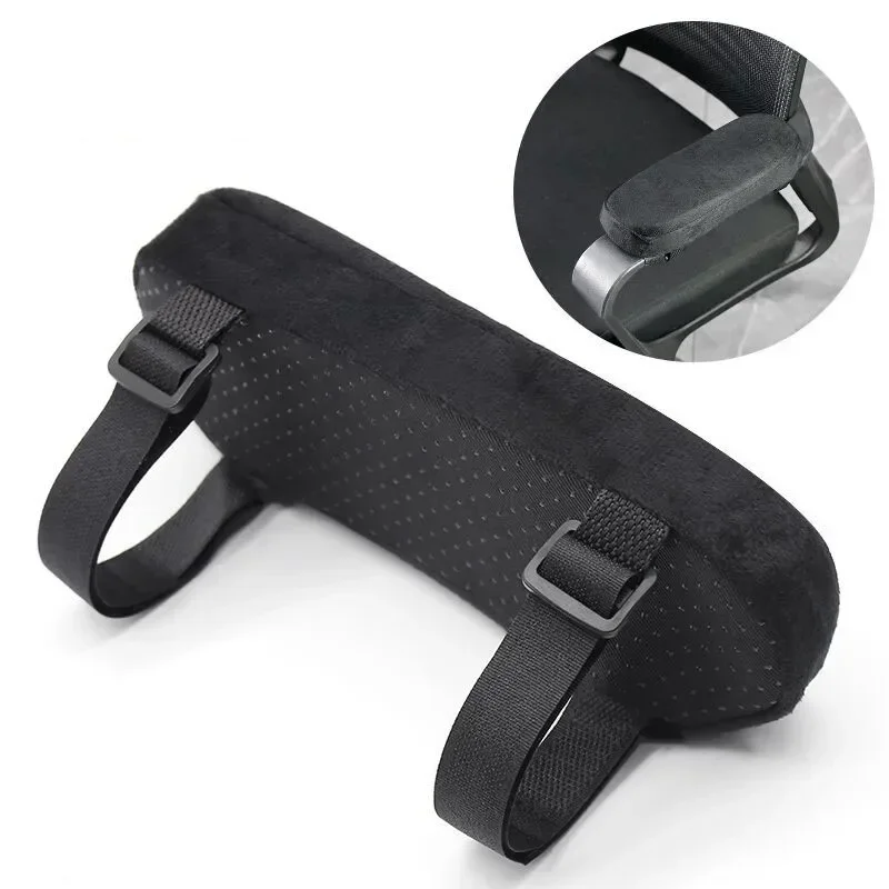 Almofada de apoio de braço para cadeira de escritório, almofada de pulso de algodão com memória, suporte de mão, travesseiro de cotovelo, apoio de braço, capa de cadeira