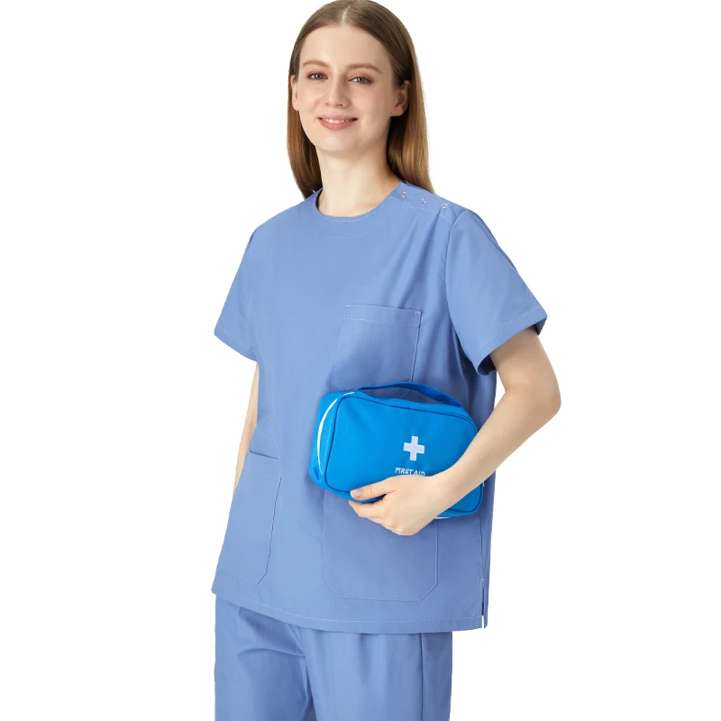 Women's Doctor Nurse Uniforms Medical Scrubs Dental Assistant Workwear Veterinary Suit Hospital Clinic Surgery Outfit 210