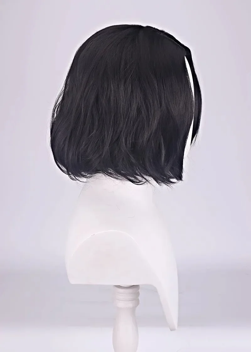 Фильм профессор Северус Снейп косплей парик короткие черные вьющиеся термостойкие синтетические волосы фильм аниме парики