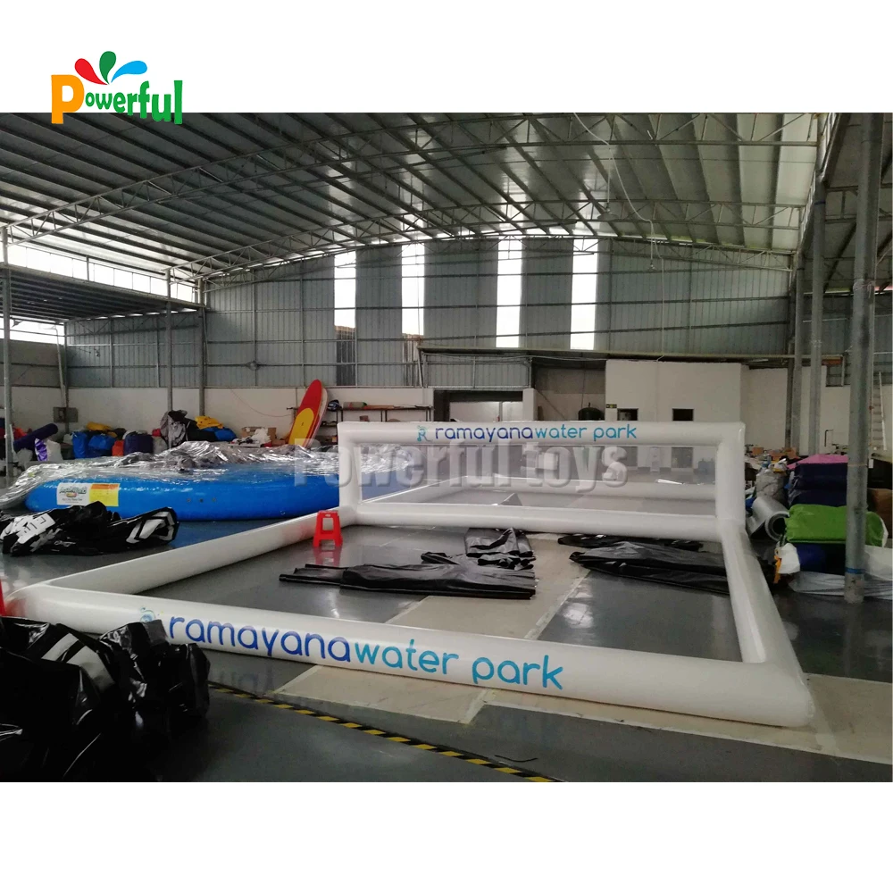 Water Park Game Volleyball Field Sport Game Beach Party Inflatable Volleyball Court