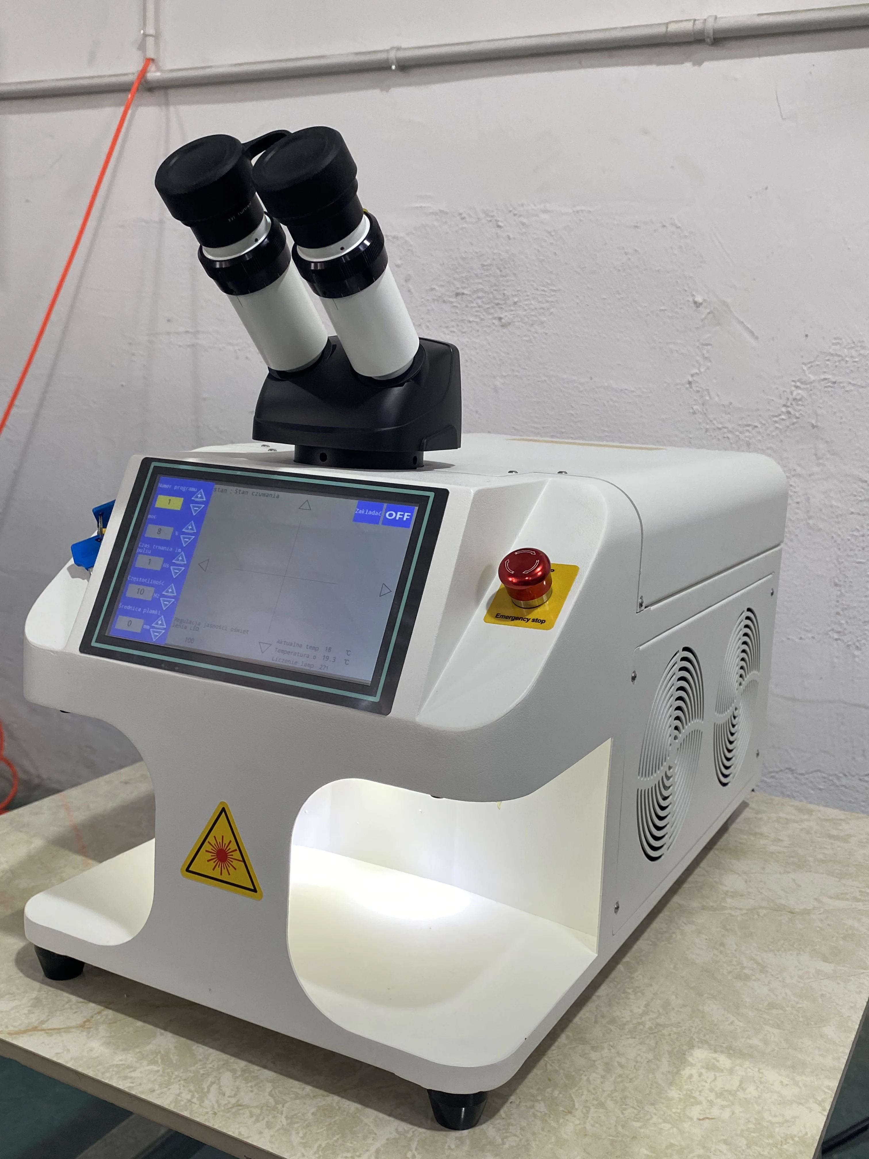 200W laser welding machine mini desktop laser welder with CCD  Jewelry handheld fiber laser spot welding machine