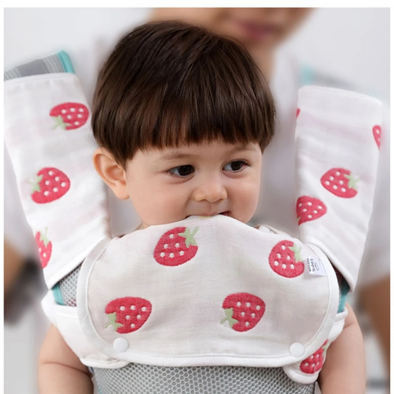 Baby Waist Stool Drool Bib Newborn Infants Teething Soft Cotton Pad Saliva Towel Multi-Function Baby Strap Dinner Dropshipping