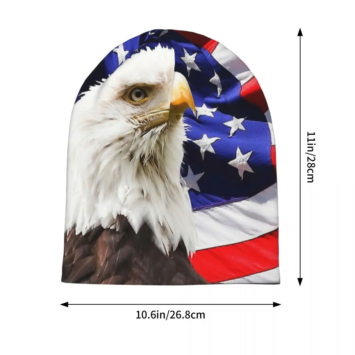 Hat American Bald Eagle Autumn Spring Caps For Men Women National Flag Skullies Beanies Ski Caps Cotton Bonnet Hats