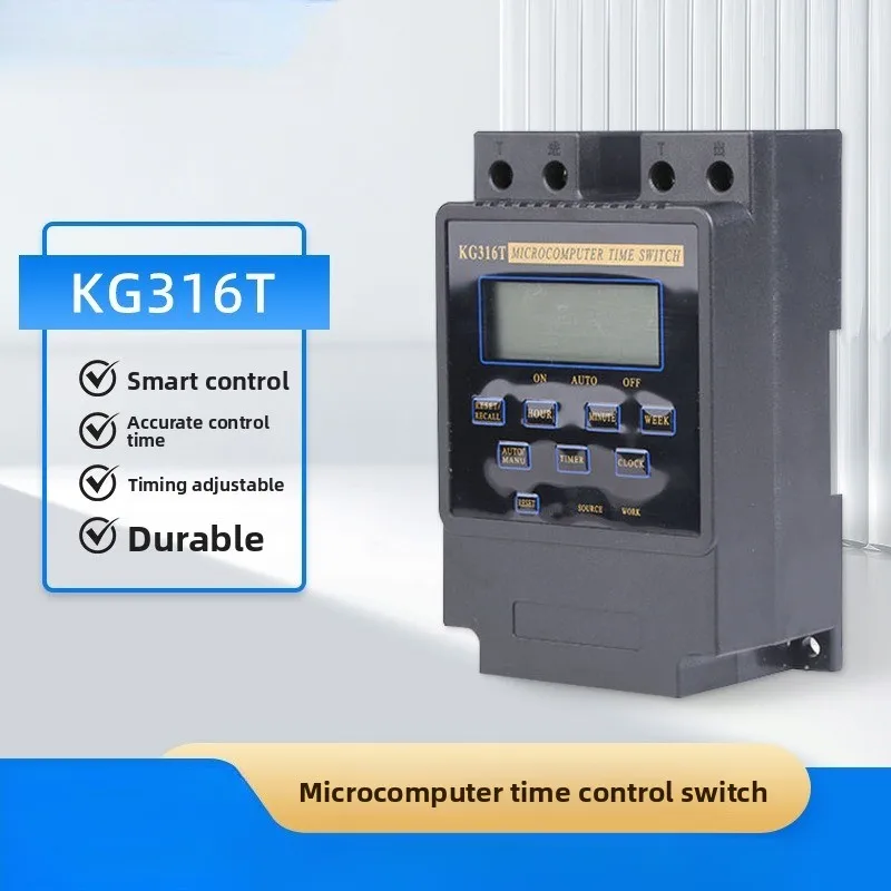 

Instrument Parts Microcomputer Time Control Switch Built-in Lithium Battery Intelligent Timing Switch KG316T