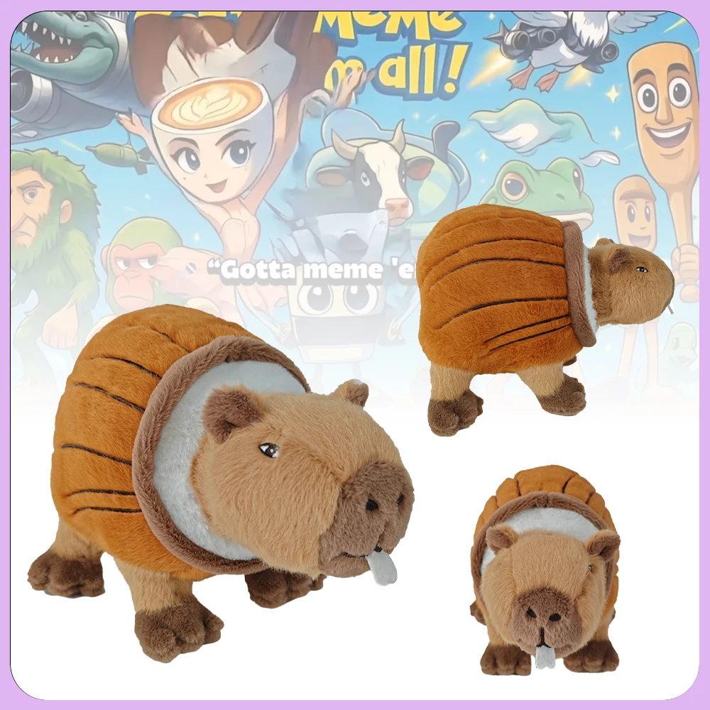 25 سنتيمتر تونغ تونغ ساهور ألعاب من القطيفة دمى كابيبارا الناعمة لعبة الطرفية الشكل كابيبارا دمى المشجعين هدايا عيد الميلاد لعب للأطفال