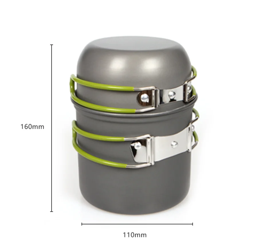 Ultralight Camping Pot Set: Ca - Camping Cooking Mess Kit recension och pris
