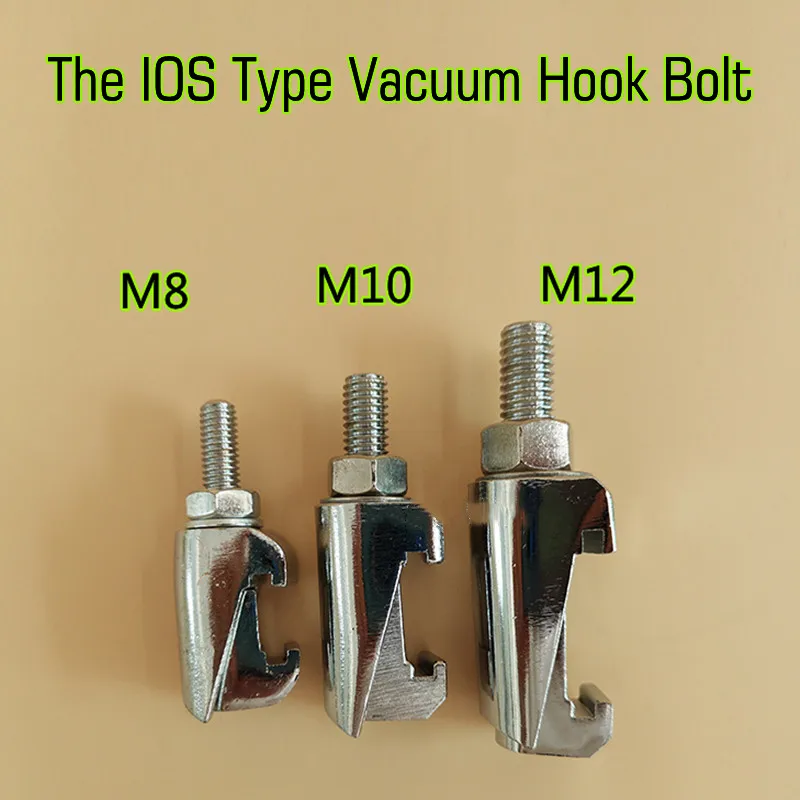 

M8 M10 M12 Нержавеющая сталь IOS Тип Вакуумный крюк Болт Вакуумная двухсторонняя труба Tri Clamp ISO Крюк Канавка Тип крючка Зажим