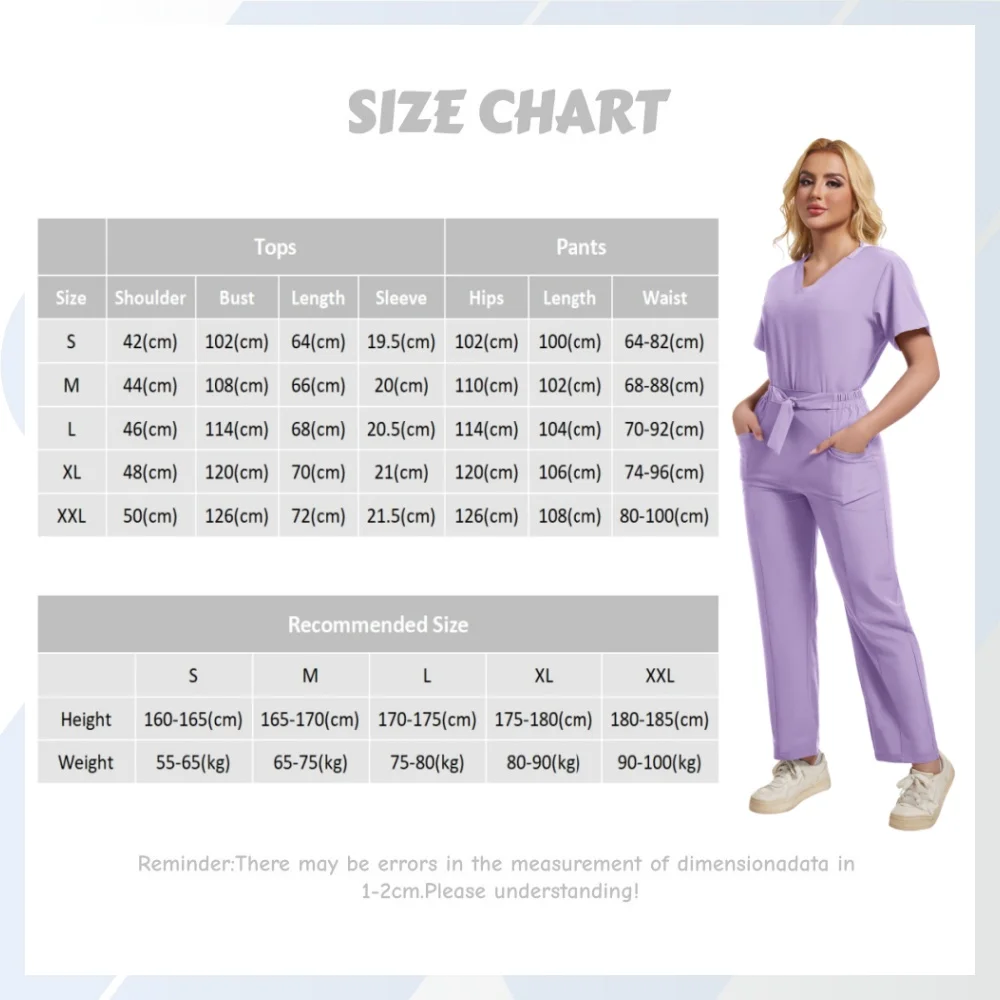 Vêtements de travail à manches courtes pour femmes, uniforme de travail pour médecin et infirmière, ensembles de gommage chirurgical, salle d'opération, clinique, pharmacie, vêtements de travail