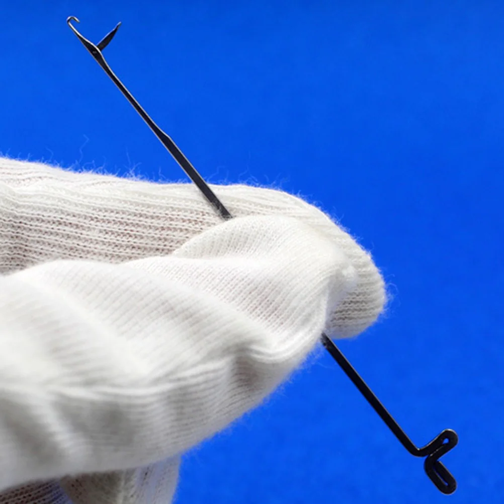 

3pcs Buddha Head Crochet Hook Knitting Needles Weaving Tool Kit Stainless Steel Beading DIY Small Hooks Thread Through Bead Hole