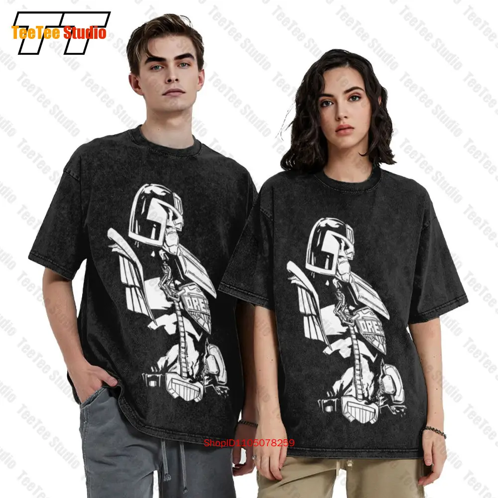 Judge Dredd (2000Ad) Comic Book Graphic Novel Vintage Oversized T-Shirt TWJS