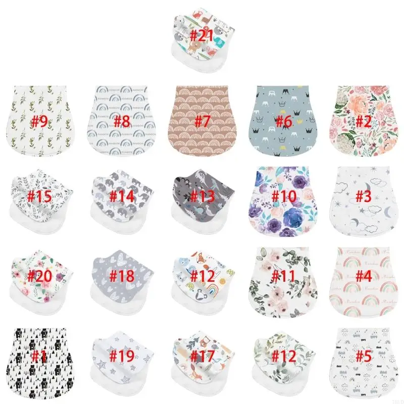 T8UD Baby Burp Cloths Baby Burp Bibs Feeding Nursing Towel Accessory Burping Rag for Newborns Cotton for Girls & Boys Gift