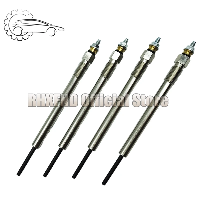 

4PCS 367104A000 36710-4A710 36710-4A100 36710-4A000 Glow Plug For HYUNDAI For KIA D4CB Engine 2.5CRDI