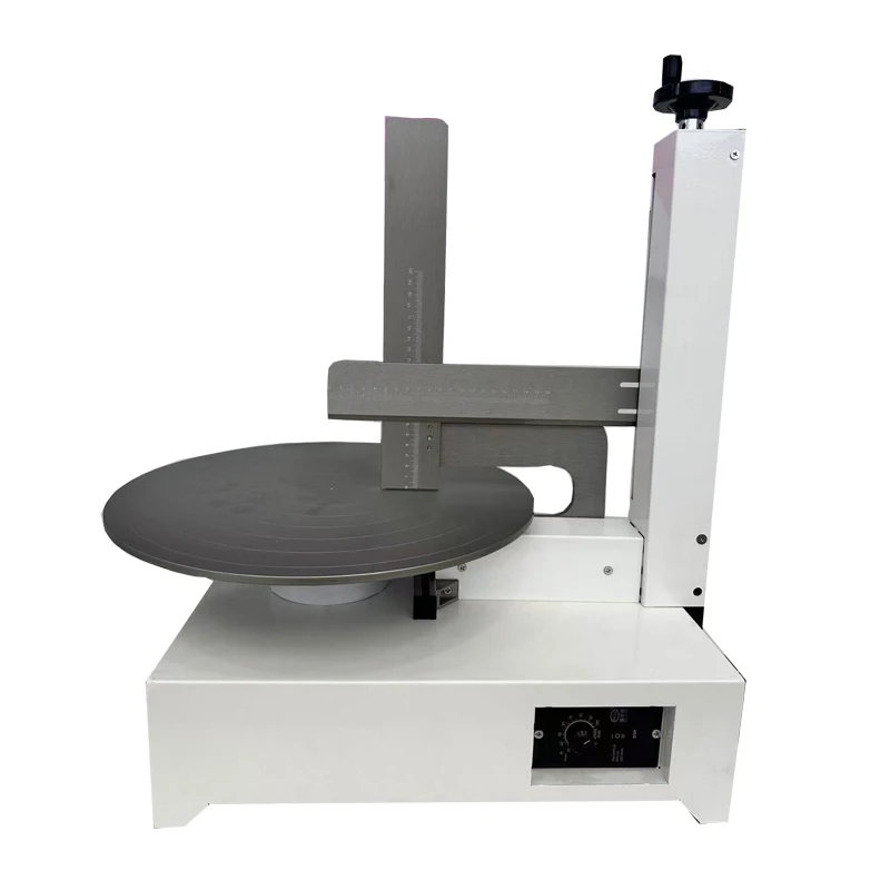 

Hot Selling Birthday Cake Machine with Adjustable Speed 4-14 Inch Cake Cream Decotator for Bakery