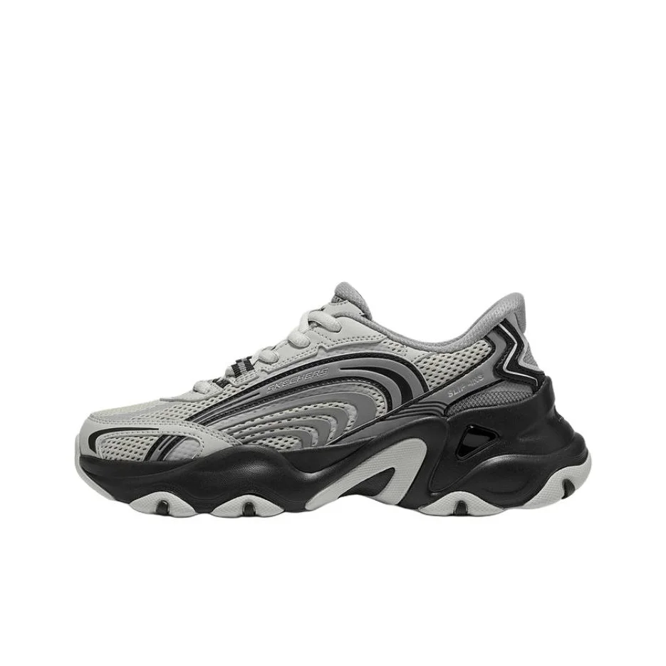 Skechers Low top Chunky Sneakers Women's Gray Black 150529-GYBK