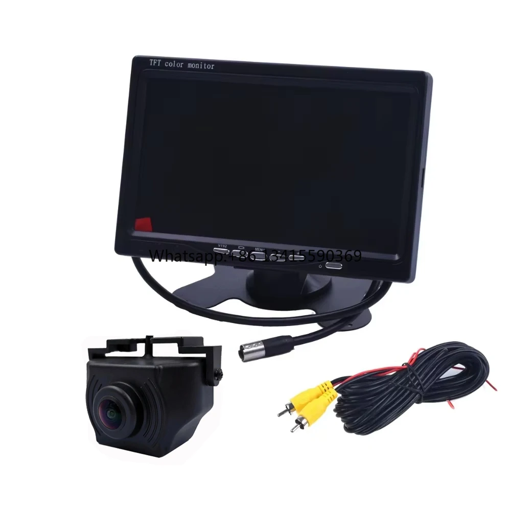 

DC 12-24V HD 7 Inch Screen Car Parking Sensor Radar Camera Monitor System Reverse Camera Night View Function for Cars Trucks
