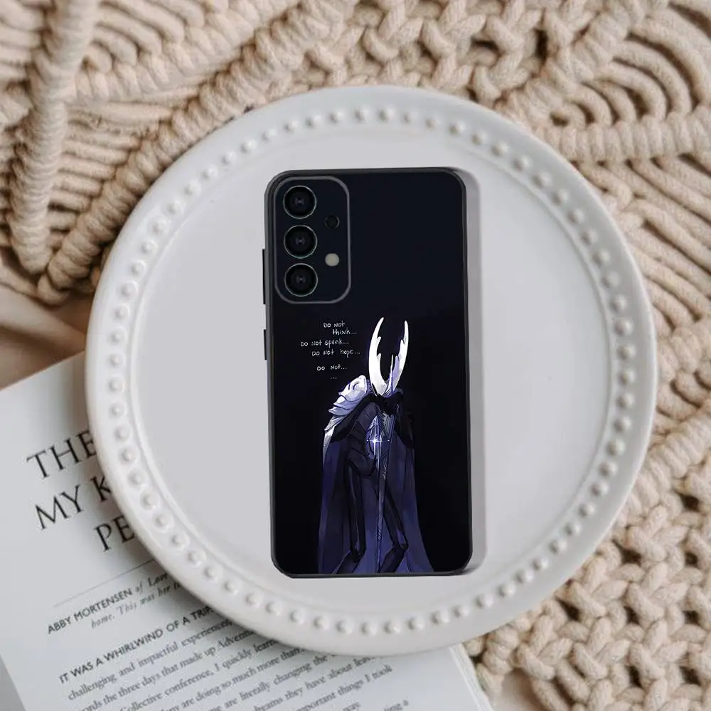 Casing Ponsel Game Hot H-Hollow K-Knight untuk Samsung Galaxy A 91,80,73,72,71,53,52,51,22,5G Sampul Hitam Lembut Tahan Benturan