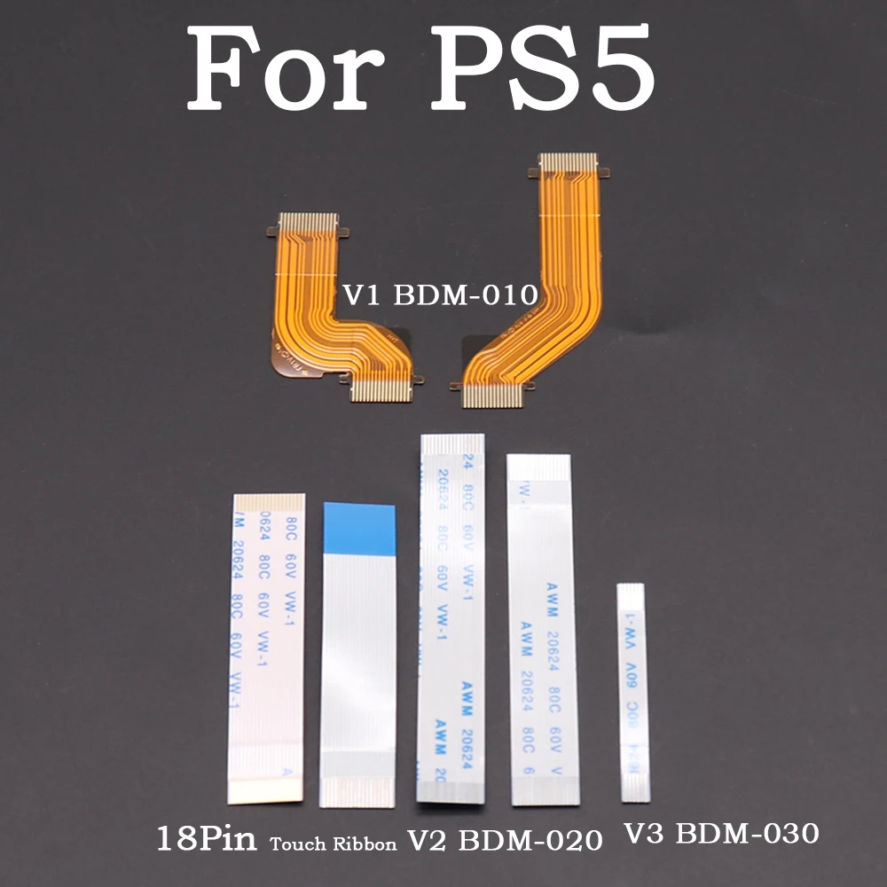 For PS5 Controller L1 L2 R1 R2 Button Flex Cable Premium Replacement Repair Part Gamepad Left Right Shoulder  Ribbon Cable