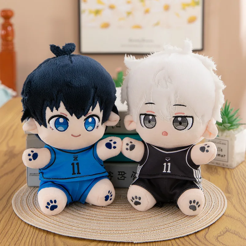 

Anime BLUE LOCK Isagi Yoichi Nagi Seishiro Cosplay Plush 22cm Cotton Doll Cartoon Maumet Puppet Pendant Xmas Gift