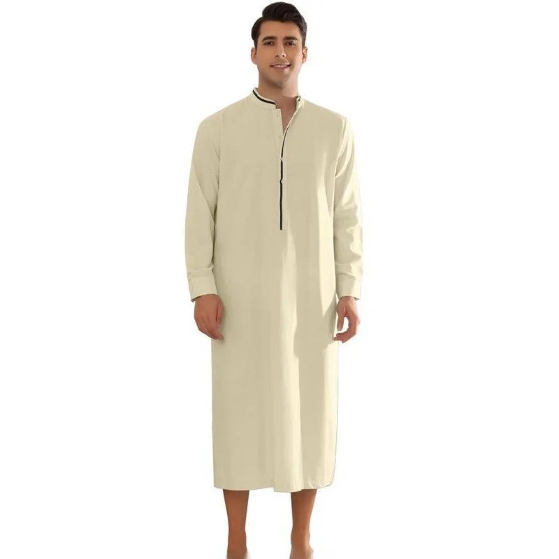 

D 74373 Style Long Men Shirt New Fashion Cross-Border Quick Sale Men's Shirt Spring 2026 Ethnic Stage Costume Ladies' Clothing