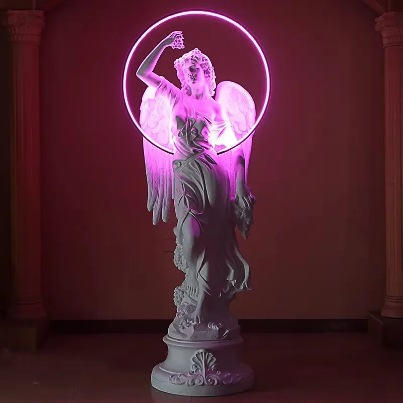 تمثال الجبس شريط الزفاف KTV الألياف الزجاجية النحت زخرفة الديكور الإبداعي