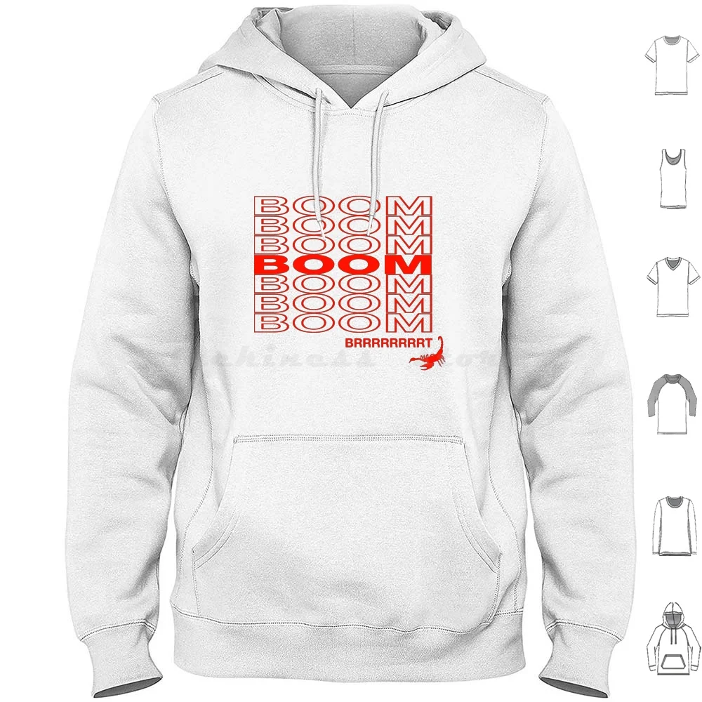 Boom Hoodie cotton Long Sleeve Westside Gunn Griselda Rap Conway Benny The Butcher Hip Hop Conway The Machine Music Westside