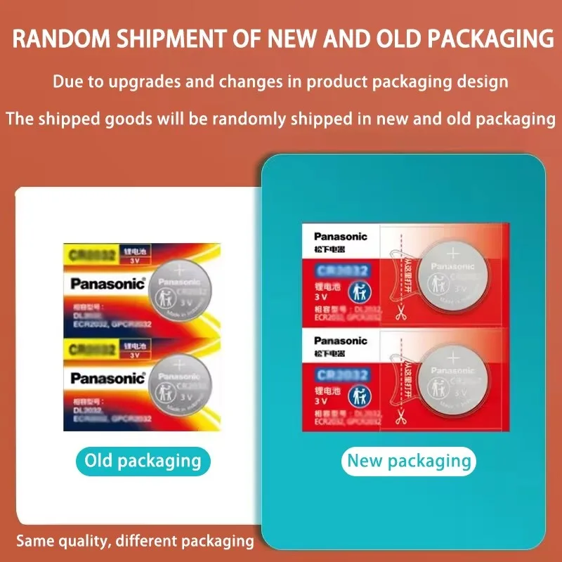 2-50PCS Original Panasonic CR2025 3V Lithium Battery for  Watch Car Key Remote Control Electronic Scale Button Coin Cells