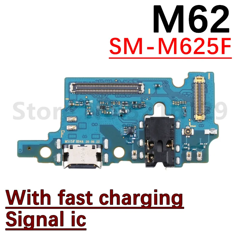 USB Charger Connector Charging Port Board For Samsung Galaxy M52 M526B M62 M32 5G M22 M12 Motherboard Flex Cable