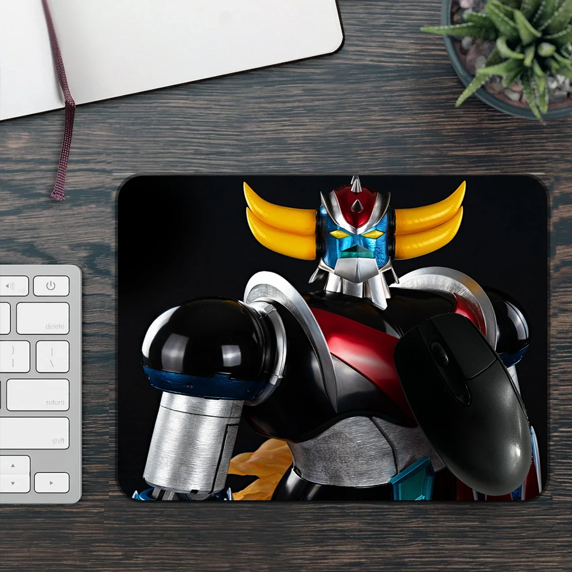 Mini Rubber Mouse Pad Goldorak Gaming Speed Office Computer Accessories Desk Mat Small Size UFO Robot Grendizer 1pc/2pc Packing