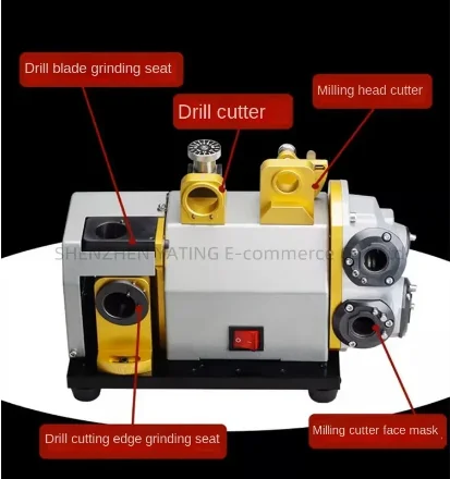 Upgrade Milling Cutter Drill Integrated Grinding Machine Automatic Small Grinding Wheel  Compound Grinding Machine